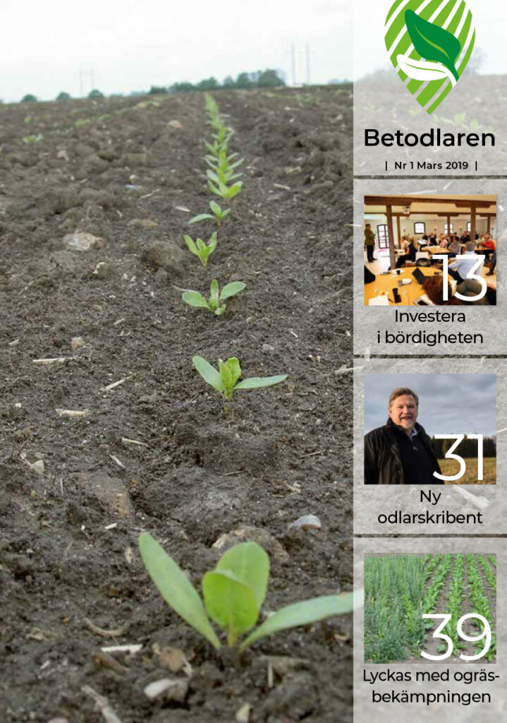 Betodlaren 2019:1, framsidan
