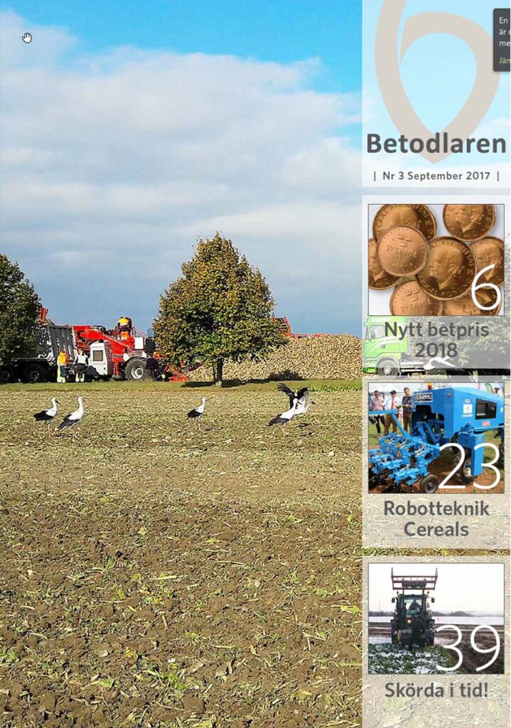 Betodlaren 2017:3, framsidan