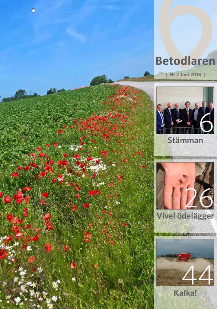 Betodlaren 2018:2, framsidan