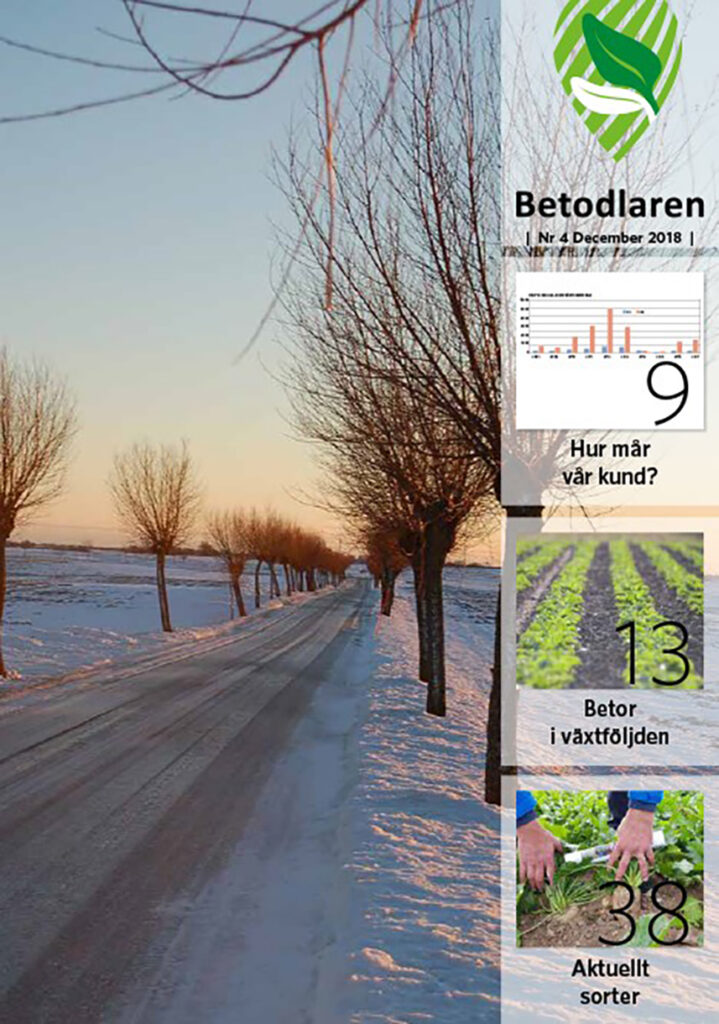 Betodlaren 2018:4, framsidan